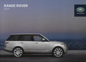 2014 LAND ROVER RANGE ROVER brochure catalog 1st Edition US 14 Autobiography - Picture 1 of 1
