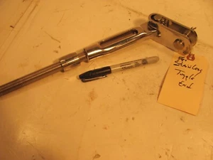 NAVTEC ? 5/8 "  THREADS  STAINLESS TOGGLE END  . OPEN BODY STAINLESS STEEL - Picture 1 of 4
