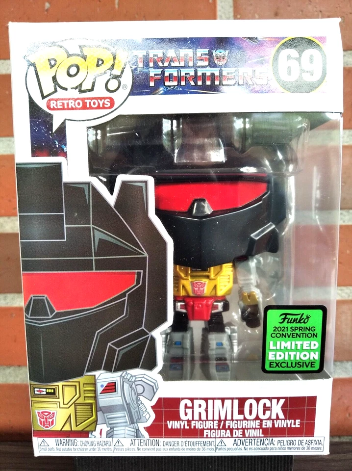 FUNKO Pop!® Retro Toys Transformers #69: Grimlock - Limited Edition Exclusive - Imagen 1 de 4