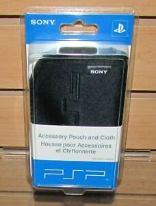 Sony Official PSP Accessory Carrying Case And Cloth Brand New! Fast Shipping!