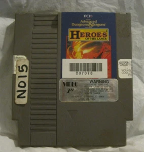 Dungeons & Dragons Heroes of the Lance-Nintendo NES 1985~Game Only~FL~LBDEM - Picture 1 of 3