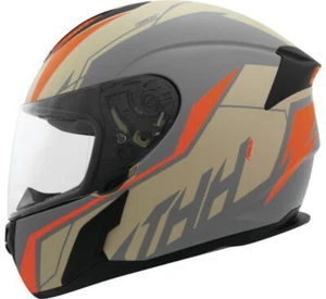 THH Helmets T810S Turbo Gray/Orange 2XL 646881 - Picture 1 of 1