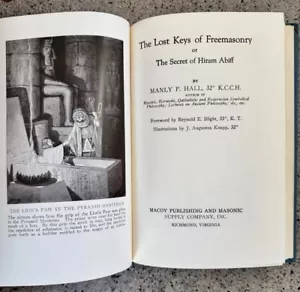 The Lost Keys of Freemasonry Manly P Hall SYMBOLISM OCCULT ROSICRUCIAN 1968 RARE - Picture 1 of 17