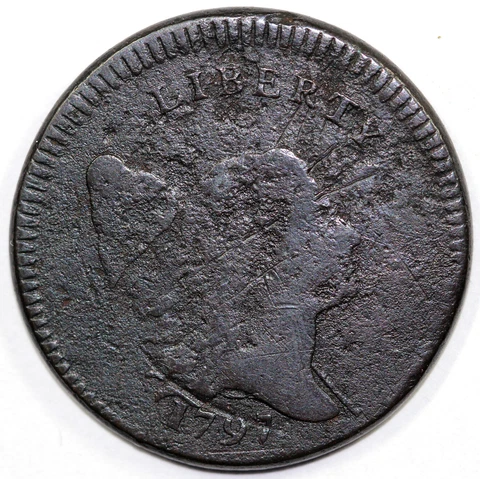 1797 1/2c C-3a Liberty Cap Half Cent Cover
