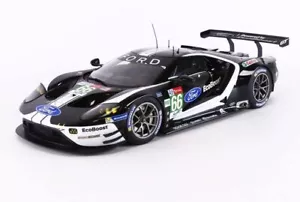 AutoArt 1/18 Ford GT 2019#66 Le Man 24 Hours Lace LMGTE PRO Class Black/Whi - Picture 1 of 6