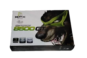 XFX Nvidia GeForce 8500GT 512MB PCIe x16 DVI VGA S-Video PV-T86J-YAH7 Tested - Picture 1 of 4