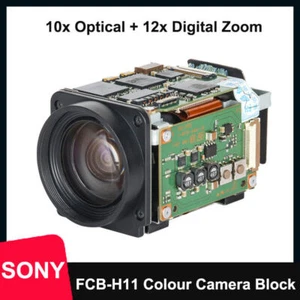 SONY FCB-H11 12x Digital Zoom 10x Optical Zoom Box Camera Module 1/3-type CMOS - Picture 1 of 9