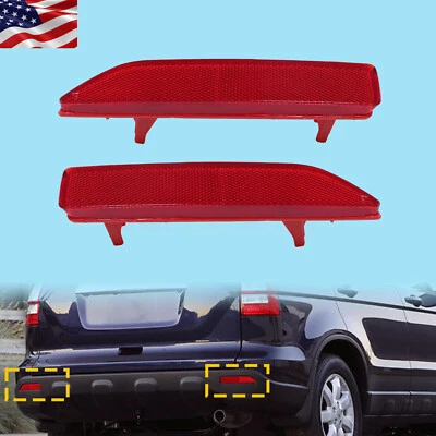 2pcs Rear Bumper Reflector Light Cover For Honda Crosstour 2013 2014 Brake Lamp - Image 1 of 4