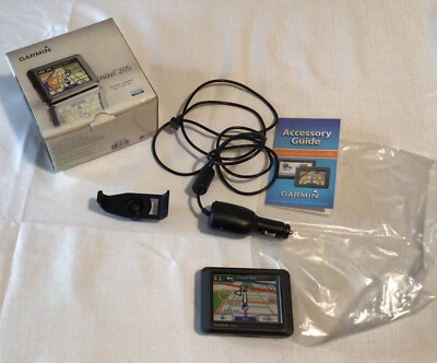 Garmin Nuvi 205 GPS Navigation Unit & Car Charger Bundle Excellent Condition - Image 1 of 3
