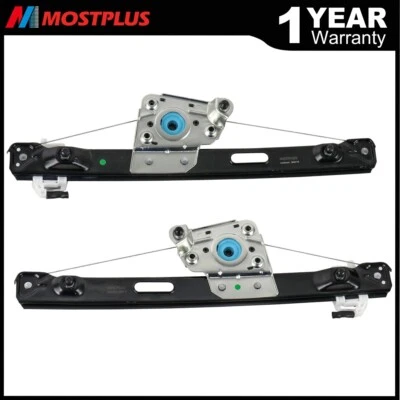 Pair Rear LH+RH Side Window Regulators For BMW 323i 325i 325xi 328i 330i 330xi - Image 1 of 4