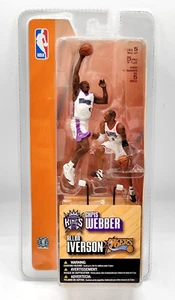 Figura de colección Chris Webber Allen Iverson NBA RARA NUEVA 2003 - Imagen 1 de 5