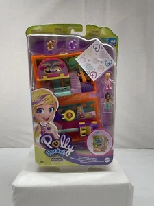 Polly Pocket Micro Jungle Safari Compact, 2 Micro Dolls & Accessories New NIB - Picture 1 of 7