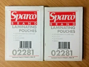 50 Stück Grün Laminier Beutel (25/8" x 37/8") Militär, Regierung, Ausweis Größe - Bild 1 von 1