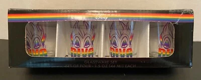 Disney Coleccionable Cruella De Vil Mini Vidrio 4 (Vasos de Disparo) NUEVO ENVÍO GRATUITO Foto 1 de 3