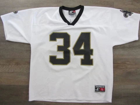 New Orleans Saints Ricky Williams Logo Athletic NFL Football Jersey #34 L White Cover