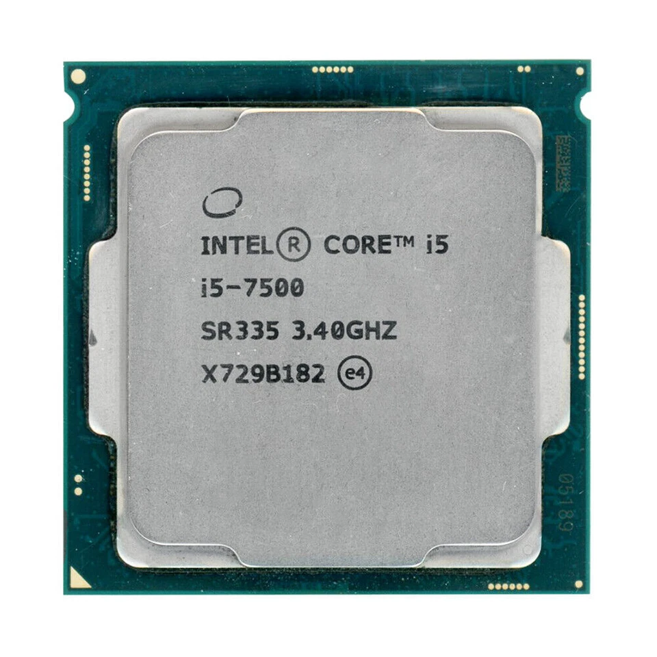Intel Core i5-7500 Processor (3.4 GHz, 4 Cores, LGA 1151) - SR335