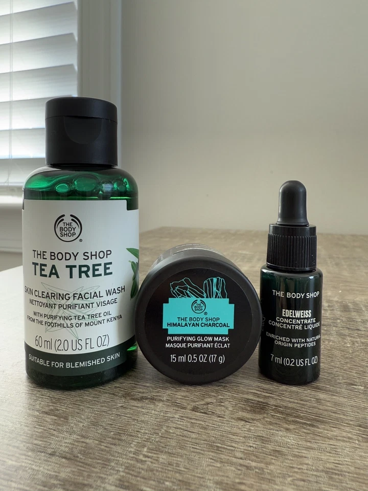 Nuevo THE BODY SHOP Kit de Cuidado de la Piel de Árbol de Té Purificador de la Piel Set de Regalo Foto 1 de 1