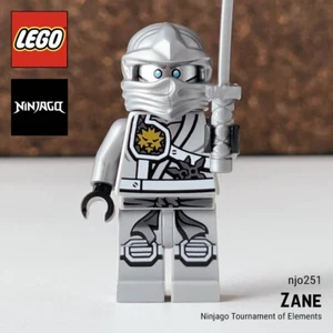 LEGO Zane Titanium Ninja Minifigura Njo0251/Njo251 Ninjago Torneo - Imagen 1 de 7