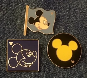 Pin Mickey Mouse ~ Lote de 3 ~ Colección Hidden Mickey Lanyard - Imagen 1 de 2