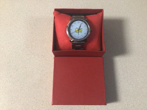 AUGUSTA NATIONAL GOLF COURSE  “THE MASTERS” QUARTZ WATCH - NEW IN DISPLAY BOX Cover