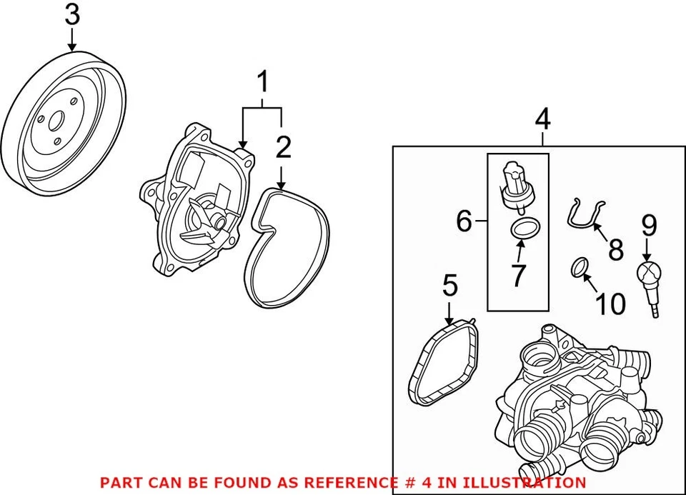 Termostato de refrigerante de motor GENUINO con interruptor de sensor de temperatura para Mini Cooper Foto 1 de 1