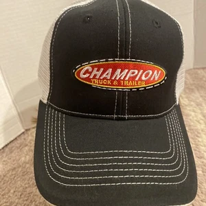 NEW Champion Cap Champion Truck & Trailer Hat Mesh Trucker Size S / M NWOT - Picture 1 of 8
