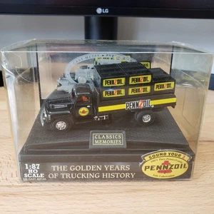 Golden Wheel 1948/1949 Ford Delivery Truck Pennzoil Diecast 1:87 HO Scale Black - Picture 1 of 9