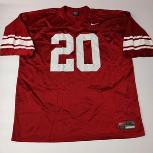 Nike Scarlet Red Trikot #20 Herren Größe 2XL XXL Team NCAA Fußball - Bild 1 von 8
