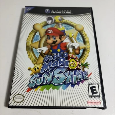 Super Mario Sunshine (Nintendo Gamecube) Complete CIB Black Label Tested Clean - Image 1 of 4