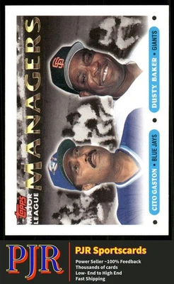 Cito Gaston / Dusty Baker MGR 1993 Topps #514 - Image 1 of 2