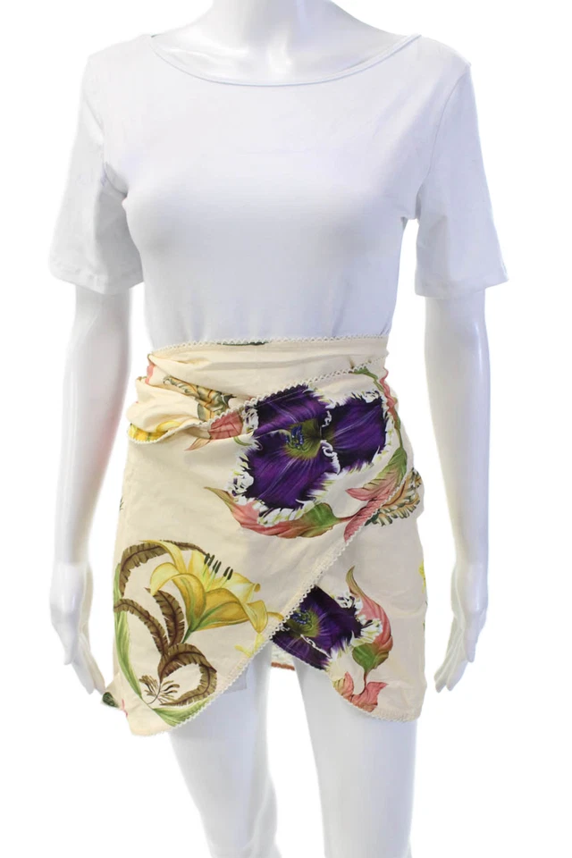 Cubre de natación con pareo estampado floral Agua Bendita para mujer Foto 1 de 4