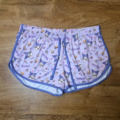 Pantalones cortos para dormir Sanrio Kuromi púrpura pastel - talla XL Foto 1 de 4