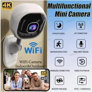 1080P HD Mini Überwachungskamera IP Kamera CCTV Wireless WiFi Home Indoor Nachtsicht Cam - Bild 1 von 19