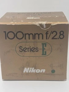 Nikon Series E 100mm F/2.8 Camera Lens - Picture 1 of 6