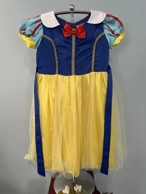Disney Classic Snow White Velvet Tulle Skirt Satin Costume Cosplay Halloween * - Image 1 of 4