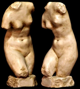 Estilo griego italiano arte decoración del hogar escultura torso Afrodita diosa amor belleza - Imagen 1 de 1