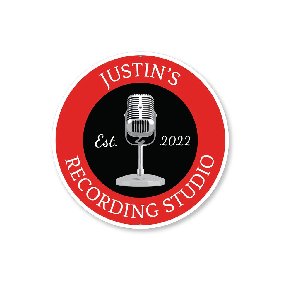 Recording Studio Metal Sign - Image 1 of 4