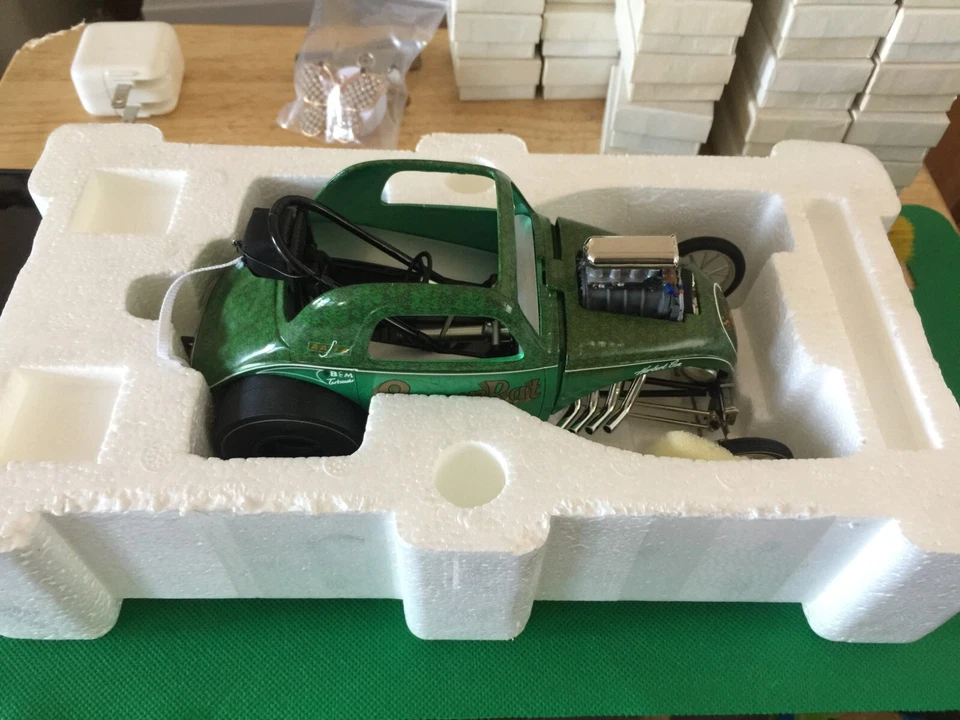 1/18 GMP ACME SUPER RAT ALTERED FIAT DRAGSTER DIE CAST CAR  A1800806 1:18 USED - Image 1 of 4