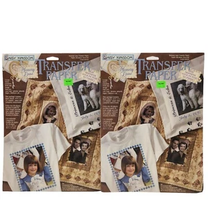 2 Daisy Kingdom Transfer Paper Memory Lane 3 8.5" x 11" Sheets Craft Supply NOS  - Picture 1 of 7