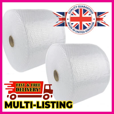 LARGE BUBBLE WRAP 100 METERS LONG ROLLS (300mm 500mm 750mm 1000mm) PACKING ROLL - Image 1 of 4