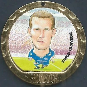 PROMATCH MEDALLIONS 1997-PREMIER LEAGUE COIN/MEDAL-LEICESTER CITY-SIMON GRAYSON - Picture 1 of 1