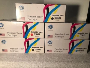 TTP, Premium Tonerkassette, CF360A, CF361A, CF362A, CF363A, 5er Set - Bild 1 von 4