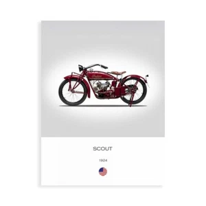 Stampa su Tela su Carta Poster o Quadro Rogan Mark Indian Scout 1924 - Bild 1 von 2