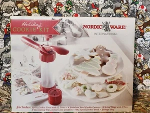 Nordic Ware Holiday Christmas Cookie Kit Spritz  - Picture 1 of 10