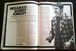 STREET & SMITH BASKETBALL YEARBOOK 1976-77 - INDIANA HOOSIERS BOB KNIGHT RARE! - Picture 1 of 12