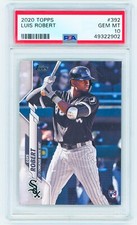 2020 Topps Series 2 Luis Robert Flagship Rookie Chicago White Sox RC PSA 10 GEM