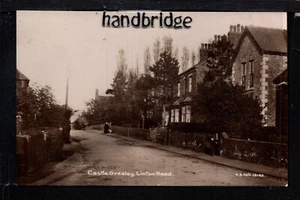 Castle Gresley, Linton Road - al sur de Burton on Trent - fotografía real p/cd. - Imagen 1 de 2