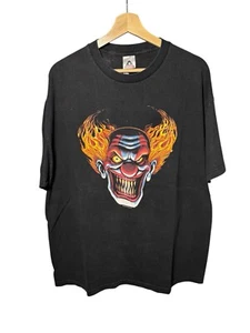 Vintage 2007 Clown Face Dark Walk ORIGINAL T-Shirt XL Double Sided Tee - Picture 1 of 15