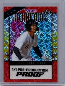 Jose Rodriguez 2024 Leaf Baseball 1/1 Pre Production Proof - Picture 1 of 1