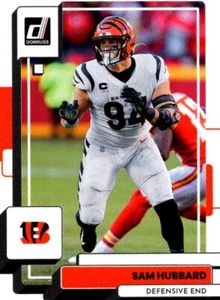 2022 Donruss Red Press Proof Sam Hubbard Cincinnati Bengals #201 - Picture 1 of 2